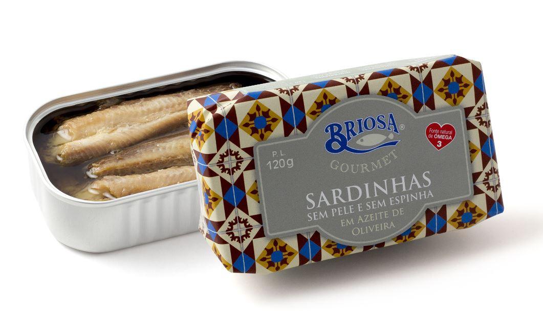 Sardines in olive oil, skinless & boneless | Briosa Gourmet