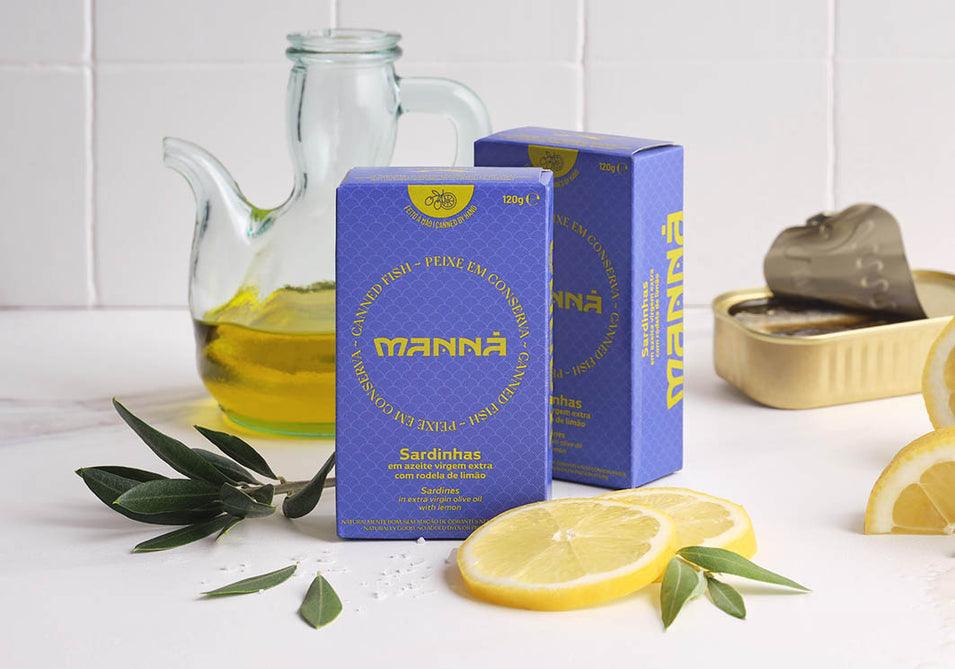 Sardīnes īpaši tīrā olīveļļā ar citronu | Manná