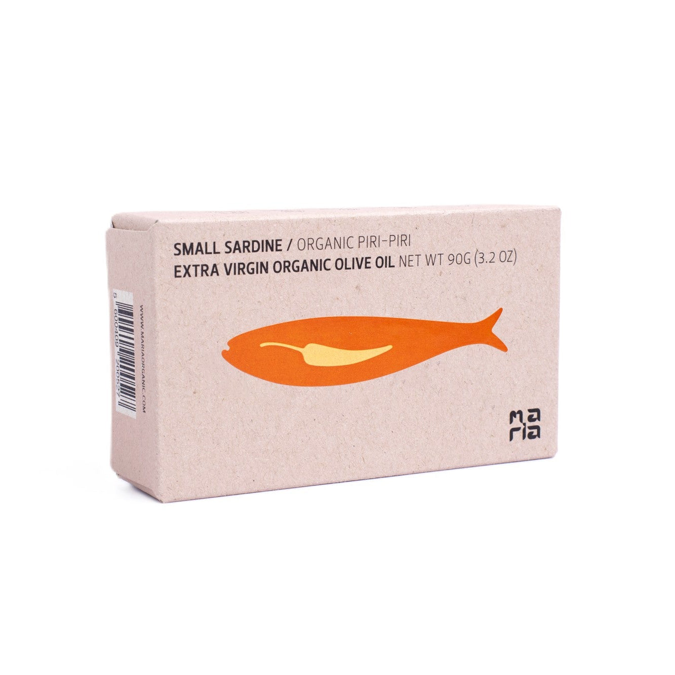 Mažos sardinės ekologiškame pirmo šalto spaudimo alyvuogių aliejuje su ekologišku Čili pipiru (BIO) | Maria Organic