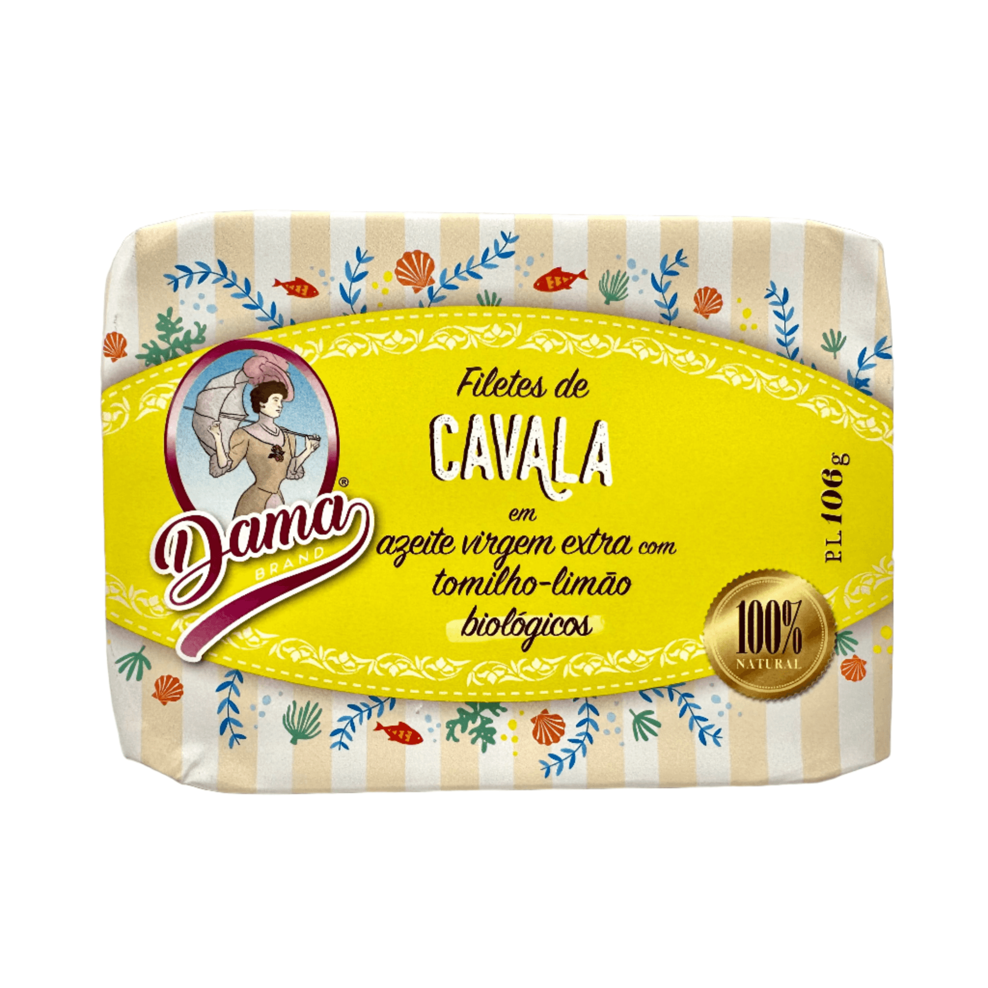 Skumbriju file bioloģiskā pirmā spieduma olīveļļā ar citrusaugļu timiānu (BIO) | Dama